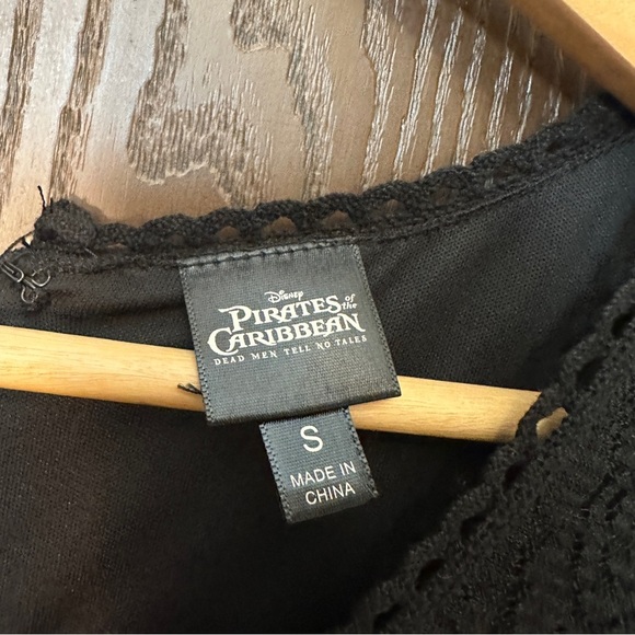 Disney Pirates of the Caribbean Black Lace Top - Picture 2 of 4